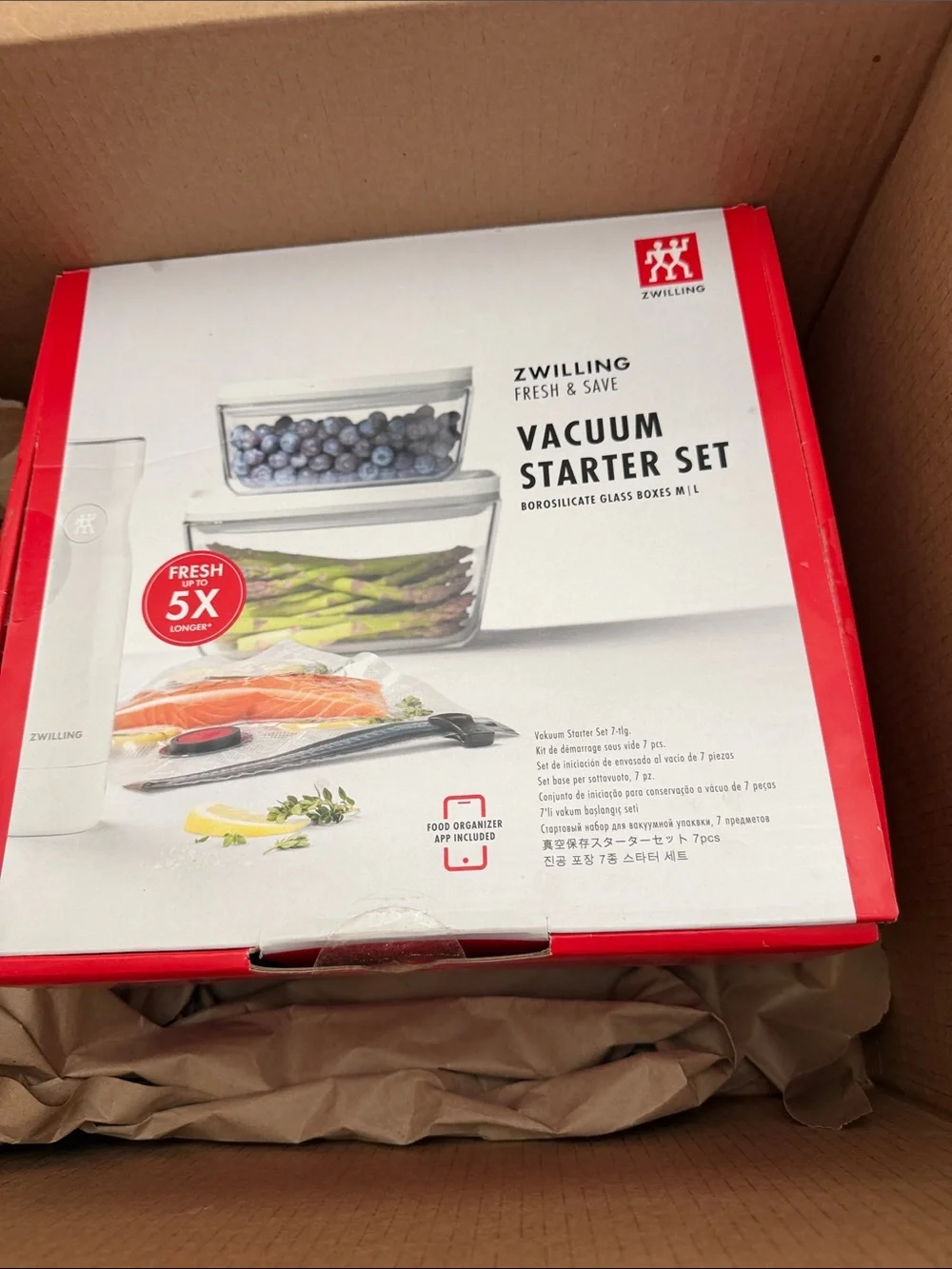 Zwilling vacuum starter set plus extras